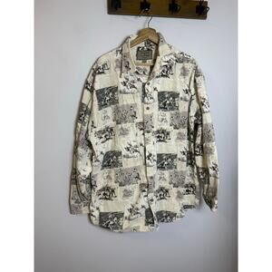 Woods & Water Outfitters Men's Dog Pheasant Long Sleeve Hunting Shirt Size XXL